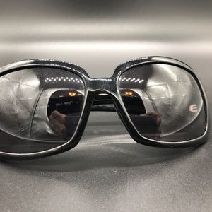 FENDI Sunglasses w/ Case Black Gray Plastic